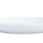 Thumbnail image #2 for Cal-Mil 22390-9-15 Round Melamine Plate, White, 9" Diameter, 1-1/4" High Case of 6