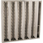 Thumbnail image #1 for AllPoints Foodservice Parts & Supplies Franklin Filter 1291233 Stainless Steel Baffle Hood Filter, 20 x 20 x 1-3/4 in