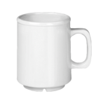 Thumbnail image #1 for Thunder Group CR9010W Melamine Plastic Mug, 8 oz, White Case of 4 Dozen