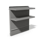 Thumbnail image #1 for Montague Company Legend DHS-72 Backguard with Double High Shelves, 72"W x 36"H, Stainless Steel Front & Shelves