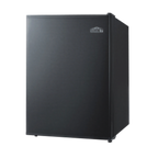 Thumbnail image #1 for Summit Commercial FF29K Compact 1-Section Reach-In Refrigerator, Solid Reversible Door, Black Exterior, Bottom-Mounted Self-Contained