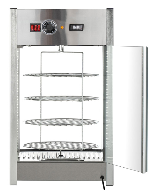 Product image #11 for KoolMore 12-Inch Floor Model Commercial Heated Pizza Display Warmer with 4 Rotating Racks