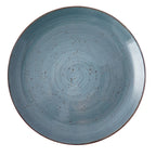 Thumbnail image #1 for Tableware Solutions USA Rustics by Continental 29FUS330-03 China Plate, 6-1/2", Round, Coupe Rim, Blue Case of 24
