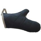Thumbnail image #1 for Chef Revival CL2PX23BKBK Pyrotex Oven Mitt, 13" Forearm Length, Flame-Resistant, Black with Beige Trim Case of 12 Pair