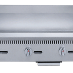 Thumbnail image #1 for Dukers DCGT36 36" Gas Countertop Griddle with Thermostatic Controls, Smooth Steel Plate, Stainless Steel Exterior