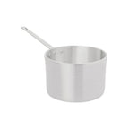 Thumbnail image #1 for Browne USA Foodservice Thermalloy® 5814507 Aluminum Saucepan, 7-1/2 qt., 9-1/2 in. Dia. x 6-3/10 in. H, Straight-Sided, Riveted Handle, No Cover