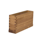 Thumbnail image #1 for Mikasa Hospitality (Lifetime Brands, Inc.) Select Concept BQ304L Two-Section Oak Cutlery Tray, 2.24"W x 10.03"D x 5.11"H Case of 2
