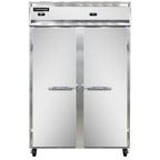 Thumbnail image #1 for Continental Refrigerator 2RFN Two-Section Reach-In Refrigerator/Freezer, Self-Contained, Solid Hinged Doors, Stainless Steel Front