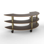 Thumbnail image #1 for Steelite Mogogo Grey Slate SS MGCMSX01WBXH Modular Curved Serving Unit, Grey Slate, 81.5 x 41 x 35 in