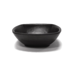 Thumbnail image #1 for G.E.T. Ore - EGS JW4033-B Square Melamine Bowl, 8 oz, Black, 4-3/4" x 1-5/8"H Case of 6