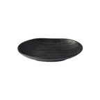 Thumbnail image #1 for G.E.T. Zen - EGS JW7307-B Deep Oval Coupe Plate, Black Melamine, 7-1/4" x 4-1/2" Case of 6