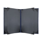 Thumbnail image #2 for Risch STERLING-6V 5.5X8.5 Shimmer Metallic Vinyl Menu Cover, 5-1/2" x 8-1/2", Booklet, 6-View Case of 25