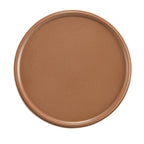 Thumbnail image #2 for Cal-Mil Hudson 22017-8-109 Round Melamine Serving Plate, 8-1/4" Diameter, Terra Cotta, Stackable Case of 6