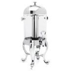 Thumbnail image #1 for Eastern Tabletop 7542MB Single 2-Gallon Beverage Dispenser with Central Ice Chamber, Stainless Steel Cover and Base, Black Finish