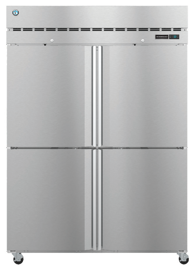Product image #5 for Hoshizaki Steelheart Two-Section Reach-In Refrigerator with Half-Height Solid Hinged Doors, 50.37 Cu. Ft., Top-Mounted Self-Contained