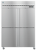 Thumbnail image #5 for Hoshizaki Steelheart Two-Section Reach-In Refrigerator with Half-Height Solid Hinged Doors, 50.37 Cu. Ft., Top-Mounted Self-Contained