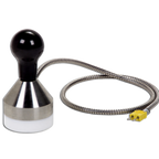 Thumbnail image #1 for Cooper-Atkins 50014-K Weighted Griddle Surface Temperature Probe, Type K, -40° to 500°F, 30" Cable