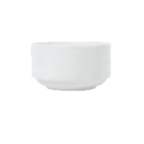 Thumbnail image #1 for Libbey Reflections 911194019 Porcelain Bouillon Cup, 11 oz, Stackable with Polished Foot