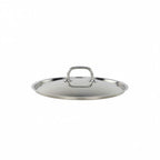 Thumbnail image #1 for Tuxton China Tuxsteel RSZW-110 Round Stainless Steel Pot and Pan Lid, 11-Inch, Rivetless Handle