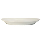 Thumbnail image #1 for Vertex China Radiance RA-12 Oval Porcelain Plate, 10-3/8" x 6-3/4", Rolled Edge, Subtle Embossment 1 Dozen