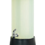 Thumbnail image #1 for Cal-Mil Logan 26135-3-13 Single Beverage Dispenser, 384 oz, Ice Chamber, Black Melamine