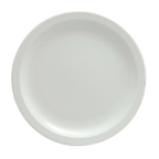 Thumbnail image #1 for 1880 Hospitality Buffalo White Ware by Oneida® F8000000133 Porcelain Plate, 8-1/4 in, Round, Narrow Rim, Bright White Case of 2 Dozen