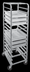Thumbnail image #6 for Channel Manufacturing Aluminum End-Load Pizza Pan and Dough Box Rack, 15-Pan Capacity, 4-Inch Centers, 70-Inch High
