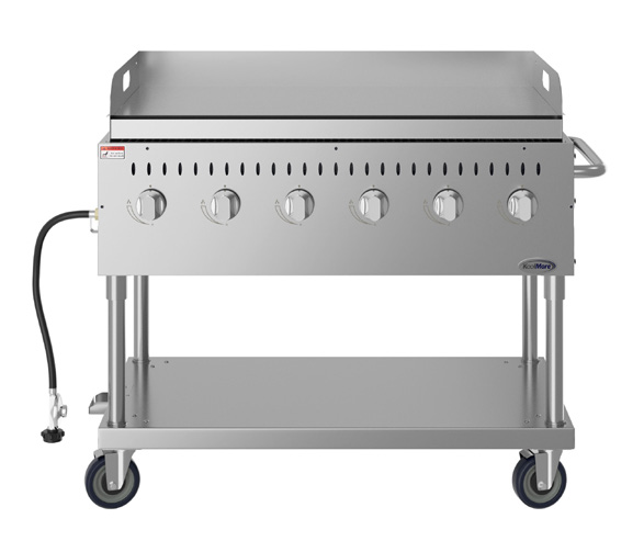 Product image #5 for KoolMore 48-Inch Commercial Outdoor Propane Gas Grill with Griddle and 6 Burners