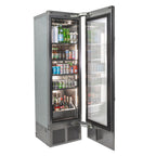 Thumbnail image #2 for Perlick Corporation CC24B-2-4LL Beverage Column Refrigerator, Single Zone, 12.6 cu. ft., Glass Door, Stainless Steel Shelves and Bin