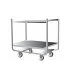 Thumbnail image #1 for Renfro Industries Inc. RISTSUCR21493 Stainless Steel Utility Transport Cart, 3-Shelf, 22"W x 54"D x 35"H