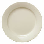 Thumbnail image #1 for Libbey Porcelana Cream 740-901-120 Porcelain Plate, 12-1/3" Diameter, Round, Rolled Edge, Cream White