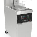 Thumbnail image #1 for Giles Enterprises GBF-35 Electric Floor Fryer, 35 lb Oil Capacity, Computer Controls, Built-In Oil Filter, Stainless Steel
