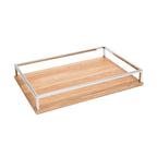 Thumbnail image #1 for Global Tableware Collective Smile ZEPE39040400 Oak Top Bar, Mixed Materials, 30-3/4"W x 19-3/4"D x 4"H