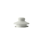 Thumbnail image #1 for Tuxton China Healthcare BWT-10AL White Ceramic Tea Pot Lid 1 Dozen