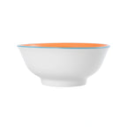 Thumbnail image #1 for Mikasa Hospitality Sunday Brunch 5260148 Orange Porcelain Coupe Pasta Bowl, 6.25 in, 16.9 oz Case of 36
