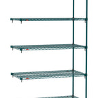 Thumbnail image #1 for Metro Super Erecta SA-1824K3-86-A5 Super Adjustable Super Erecta Wire Add-On Wire Shelving Unit, 24"W x 18"D x 86"H, 800 lb. capacity per shelf, 2000