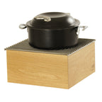Thumbnail image #2 for Cal-Mil 23453-21 Oak Chafer Alternative Stand, 16"W x 16"D x 8"H