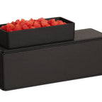 Thumbnail image #1 for Cal-Mil 23702-7-13 Rectangular Buffet Riser, 20.5"W x 7"D x 7"H, Black Metal