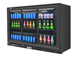Thumbnail image #4 for Omcan 54-Inch Three-Section Back Bar Beverage Cooler with Sliding Glass Doors