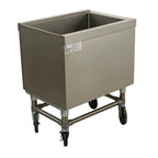 Thumbnail image #4 for Advance Tabco Underbar Basics™ SCI-MIC-24 Portable Insulated Stainless Steel Ice Caddy, 24 in Wide, 100 lb Capacity, No Cover