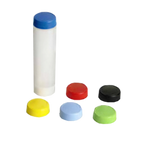 Thumbnail image #2 for TableCraft Products Invertatop 53FCAPY Yellow HDPE End Cap for 53 mm Squeeze Bottles Case of 54