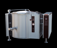 Crown GLT-40FL 40 Gallon Gas Tilting 2/3 Steam Jacketed Kettle