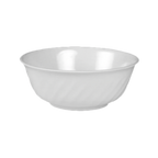 Thumbnail image #1 for Thunder Group Imperial White 5309TW Swirl Melamine Bowl, 72 oz, 9 in Diameter Case of 3 Dozen