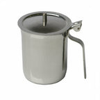 Thumbnail image #1 for Libertyware Economy SHWES10 Stainless Steel Creamer Server, 10 oz, Knob Lid, Open Handle Case of 120