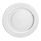 Thumbnail image #1 for Ten Strawberry Street Iriana IRIANA-24SLV Porcelain Charger Plate, 12-inch, Platinum Case of 12