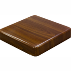 Thumbnail image #1 for ATSMFG ATS AT&S-ATR36-W MFG Round Resin Table Top, 36-Inch Diameter, Walnut Finish, 2-Inch Drop Edge