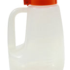 Thumbnail image #1 for TableCraft Products Option PP64X 64 oz Orange Syrup Dispenser with Graduated Markings and Plastic Lid Case of 6