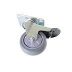 Thumbnail image #1 for Thunder Group PLCB3150B 3-Inch Swivel Plate Caster with Brake Case of 4