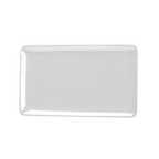 Thumbnail image #1 for G.E.T. Belize - EGS M2011RC-NW Rectangular White Melamine Serving Tray, 20 x 11 x 1-1/4 in Case of 3