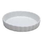Thumbnail image #1 for Vertex China Market Buffet ARG-Q5 Round Fluted China Quiche Dish, 6 oz, 5 in Diameter Case of 2 Dozen